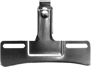 LICENSE PLATE MOUNTING BRACKET 3-HOLE