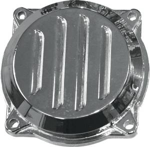 CARBURETOR TOP COVER CHROME LOUVERED DESIGN