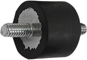 RUBBER MOUNTING STUDS 5PK 1/4"-20 X 1/2" THREADS