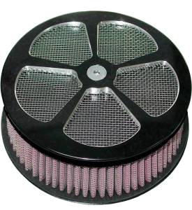 ROUND AIR CLEANER HP 5-SPOKE BLACK 5-7/8"