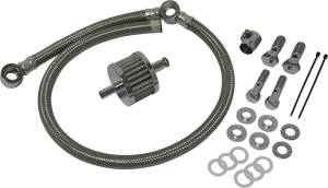 CRANKCASE BREATHER HOSE BRAID 93-16 CUSTOM APPLICATIONS