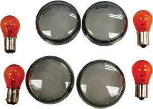 SMOKED TURN SIGNAL LENS KIT BULLET