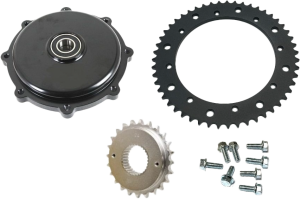 CUSH DRIVE CHAIN CONV KIT BLACK `09-16 FLH/FLT