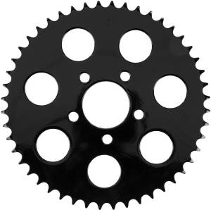 GLOSS BLACK REAR SPROCKET 48T BIG TWIN 00-13