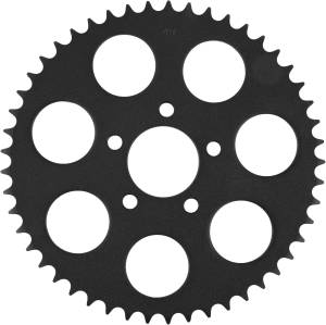 TEXTURED BLACK RR SPROCKET 49T 2000-13 BIG TWIN FLAT