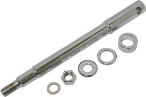 CHROME FRONT AXLE KIT XL 88-99 FXD 91-99  FXR 87-94