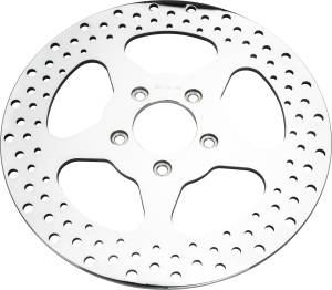 5 SPOKE BRAKE ROTOR REAR 11.5" SS POLISHED 2.22ID