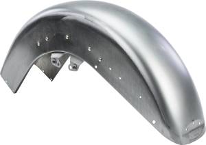 FRONT STEEL FENDER TIP INDENT FLT 14-UP W/ TRIM HOLES