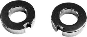 AXLE ADJUSTER SPACERS CHROME SOFTAIL 00-07