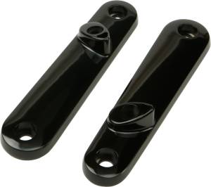 TOURING TURNSIGNAL CLAMPS BLACK