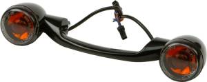 TURNSIGNAL LIGHT BAR BLACK W/SMOKE LENSES