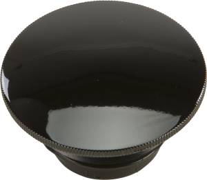 GAS CAP SCREW-IN SMOOTH NON-VENTED GLOSS BLACK `96-20