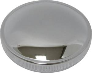 CAM STYLE GAS CAP SINGLE CHROME VENTED