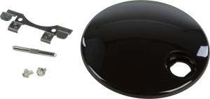 FUEL TANK CONSOLE DOOR GLOSS BLACK TOURING/TRIKE 08-UP