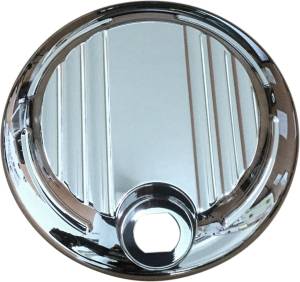 BILLET FUEL DOOR CHROME FLH/FLT 08-UP