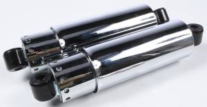 SHOCK 11" W/LONG COVER CHROME BIG TWIN 73-86