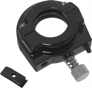 THROTTLE CLAMP DUAL CABLE GLOSS BLACK