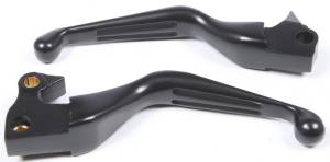 CUSTOM LEVERS 2-SLOT BLACK XL 07-13