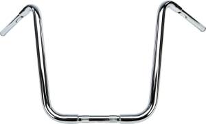 APE HANGER 1-1/4" CHROME 18" 1" THRU CLAMP - CABLE