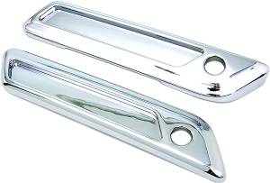 SADDLEBAG LATCH COVERS CHROME