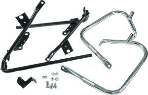 CHROME RR SADDLEBAG GUARD KIT FLHX/FLTR 09-13