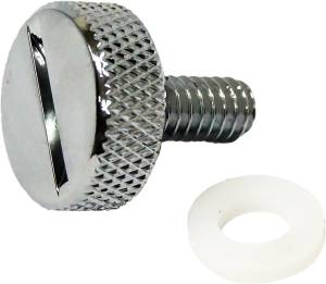 QUARTER TURN THUMB SCREW 1/4-20 CHROME