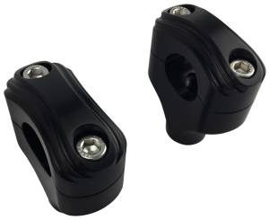 STEP RISERS 2 INCH BLACK