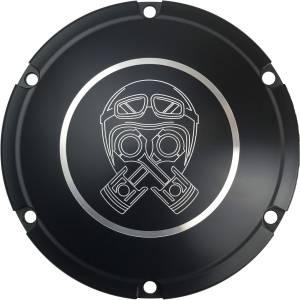 PISTON HELMET DERBY COVER BLACK XL 04-UP