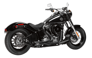 NESS FBOMB 2 INTO 1 BLK/BLK SOFTAIL 86-17