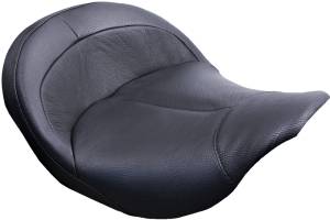 BIG IST SOLO LEATHER SEAT FLH/FLT `08-UP