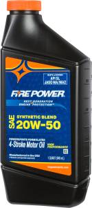 SYNTHETIC BLEND 4-STROKE OIL 20W-50 QT 12/CASE