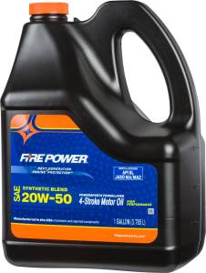 SYNTHETIC BLEND 4-STROKE OIL 20W-50 GAL 4/CASE