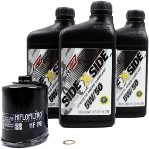 SIDE X SIDE OIL CHANGE KIT 5W50 WITH OIL FILTER POLARIS