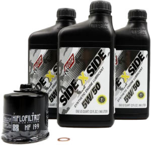 SIDE X SIDE OIL CHANGE KIT 5W50 WITH OIL FILTER POLARIS