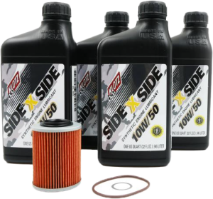 SIDE X SIDE OIL CHANGE KIT 10W50 WITH OIL FILTER CAN-AM