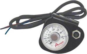 PRESSURE GAUGE & BRACKET W/TOGGLE SWITCH BLACK