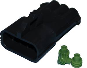 DELPHI-PACKARD WEATHERPACK 3-WIRE MALE CONNECTOR