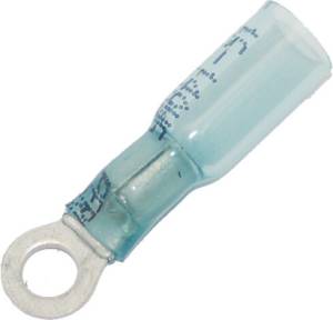 RING TERMINAL HEAT SEALABLE #8 16-14 25-PK