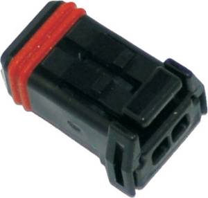 MX-1900 2-PIN BLACK SOCKET HOUSING HD# 72906-11