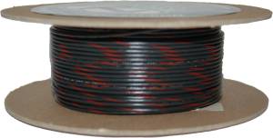 #18-GAUGE BLACK/RED STRIPE 100' SPOOL OF PRIMARY WIRE