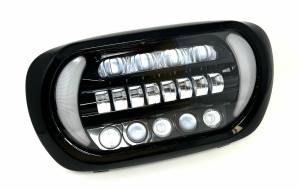 SHARTOOTH INTERGRATED LED HEADLIGHT `00-13 FLTR