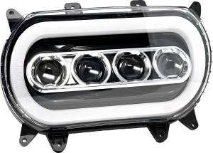 QUAD-BEAM INTEGRTED LED HEADLIGHT `15-UP FLTR