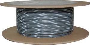 100' SPOOL 20-GAUGE WIRE (GRAY/WHITE STRIPE)