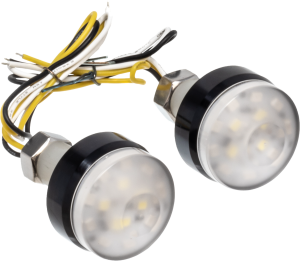 GRIP-LIGHT LED FLUSH BLACK WHITE/AMBER