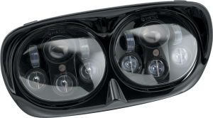 LED HEADLIGHT BLK/BLK FLTR `98-13