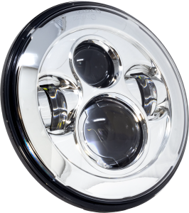 7" LED HEADLIGHT CHROME INDIAN