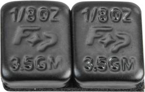 WHEEL WEIGHTS 1/8 OZ. 144/PC BLACK