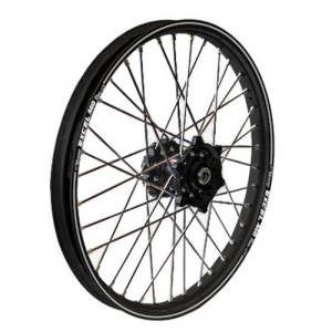 REAR WHEEL 1.60 X 14 BLACK HUB BLACK RIM