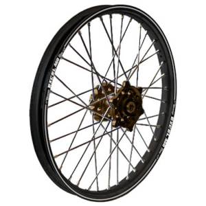 REAR WHEEL 2.15 X 18 MAG HUB BLACK RIM