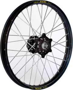 FRONT WHEEL 1.60 X 21 BLACK HUB BLACK RIM